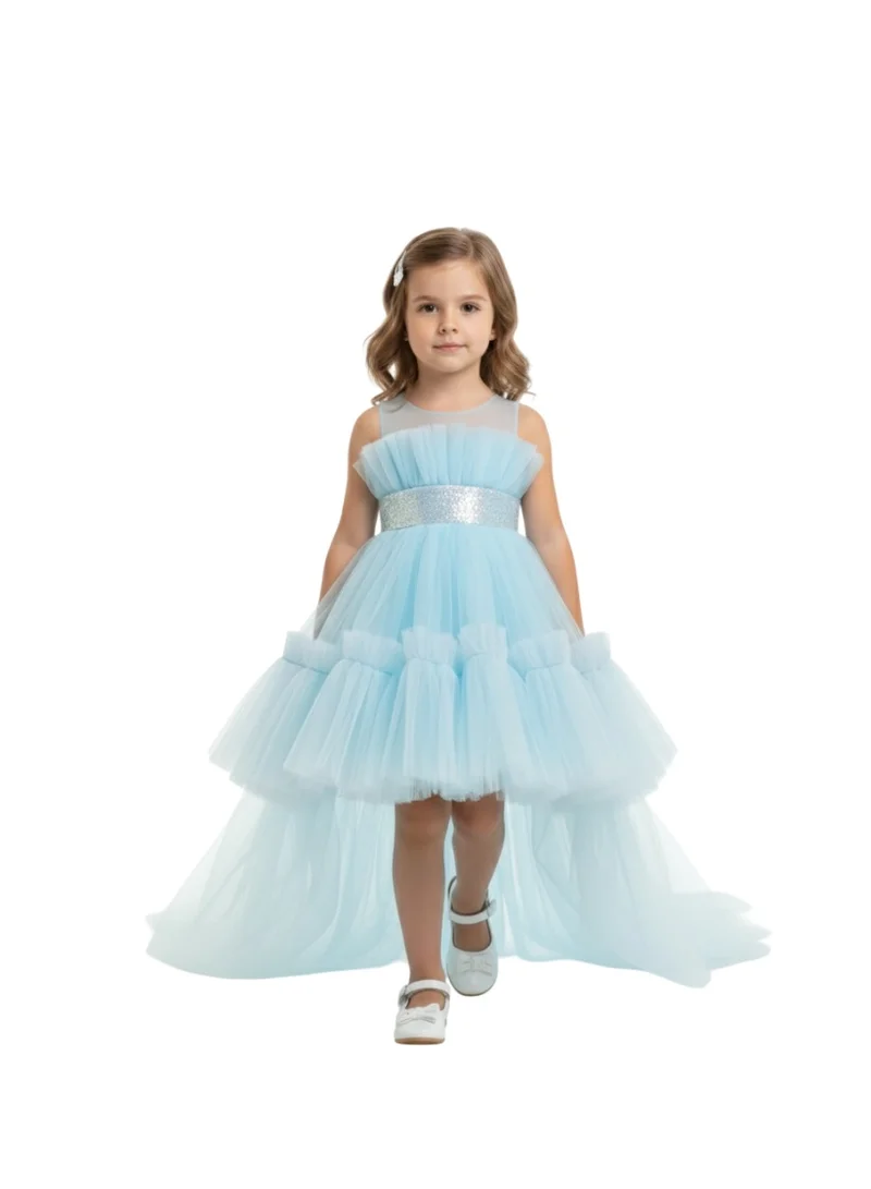 D'Daniela Tiered Tulle Dress